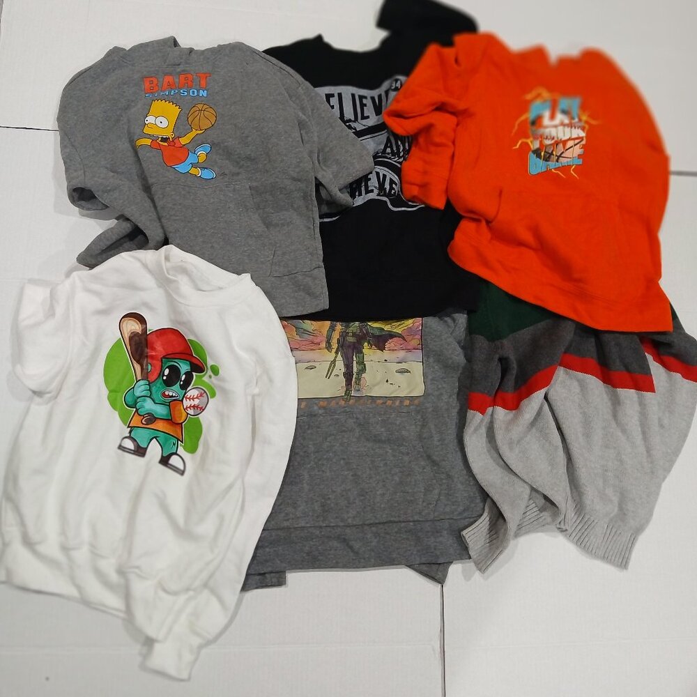 Hoodie sweater multiple brands for youth kids' sweatshirt for 8 to 10 years old.